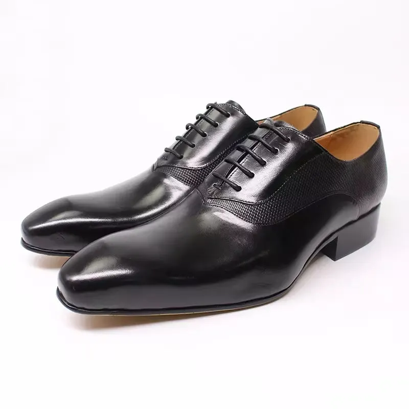 Classic Men's Pointed Toe Oxford Shoes