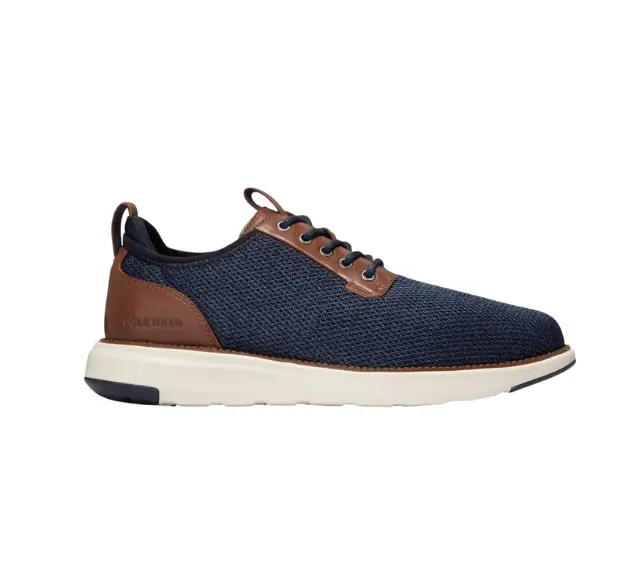 Cole Haan Men's Grand Atlantic Knit Oxford Navy Ink/Woodbuty/Ivory C38502
