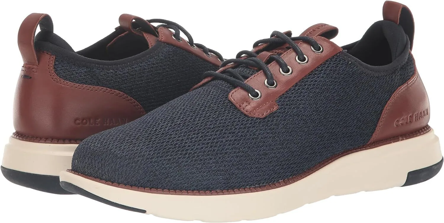 Cole Haan Men's Grand Atlantic Knit Oxford Navy Ink/Woodbuty/Ivory C38502