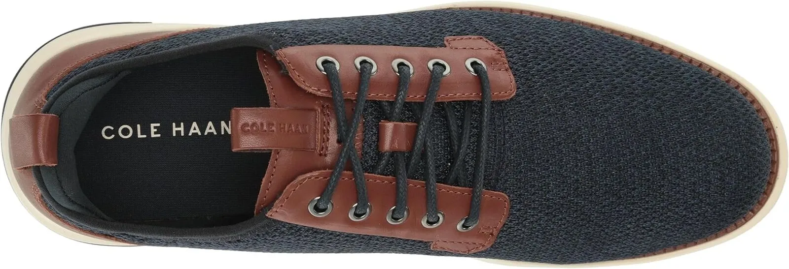 Cole Haan Men's Grand Atlantic Knit Oxford Navy Ink/Woodbuty/Ivory C38502