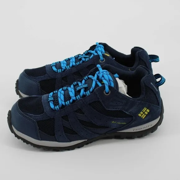 Columbia Redmond Waterproof Hiking Youth Size 4 in Blue NEW
