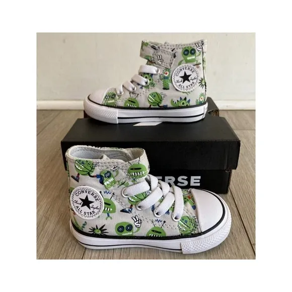Converse Chuck Taylor High Top All Star Alien Creature Infant Sizes