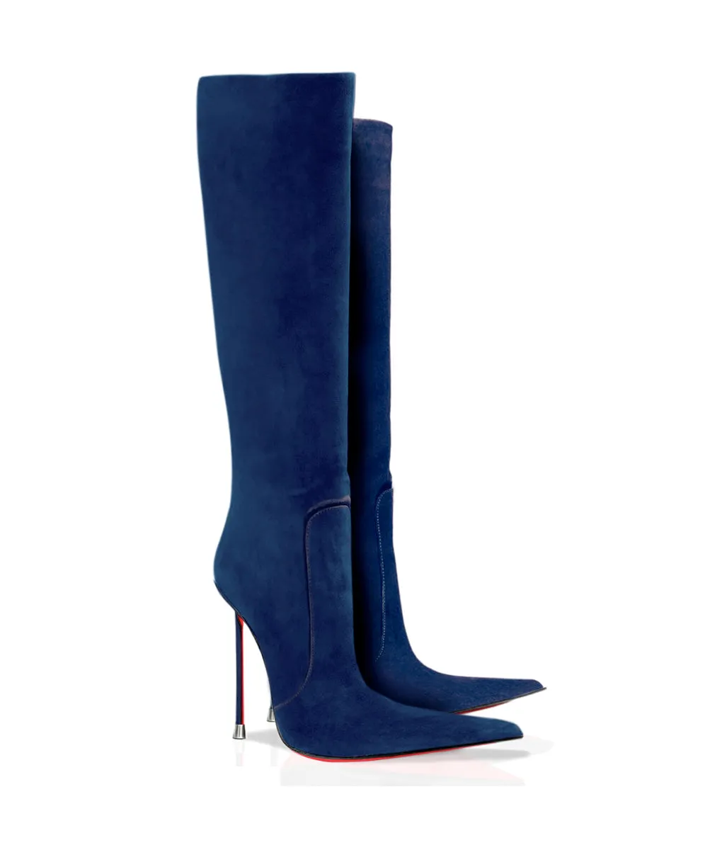 Corçao 125 Navy Blue Suede