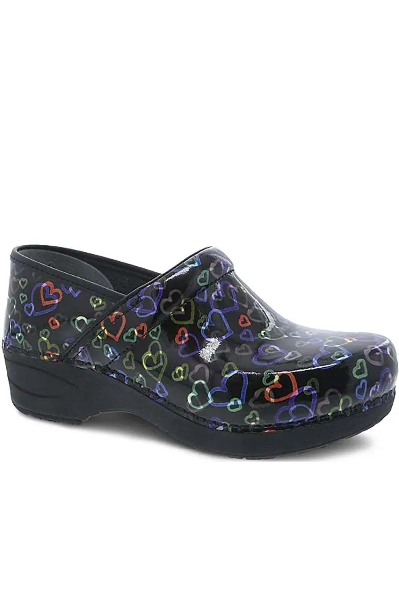 Dansko XP 2.0 Nurse Shoes | Floating Hearts Patent