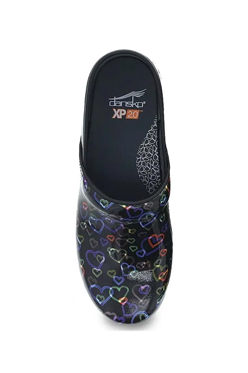 Dansko XP 2.0 Nurse Shoes | Floating Hearts Patent