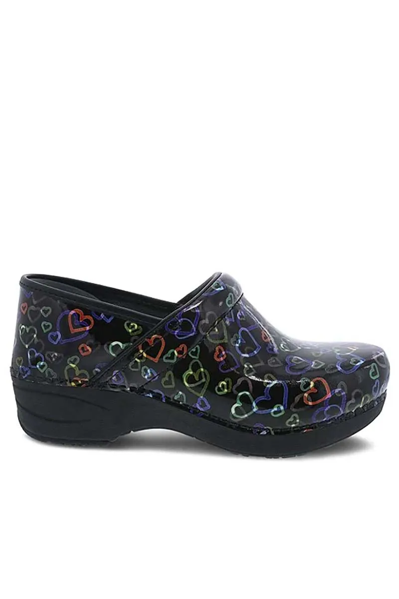 Dansko XP 2.0 Nurse Shoes | Floating Hearts Patent