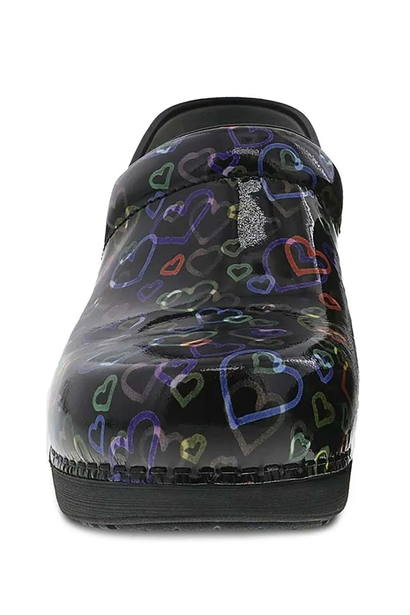 Dansko XP 2.0 Nurse Shoes | Floating Hearts Patent