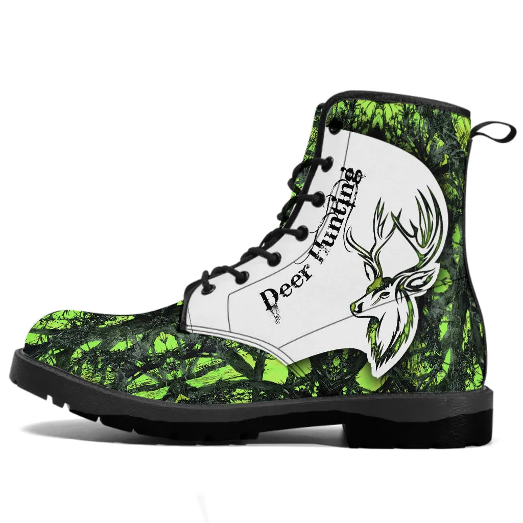 Deer Hunting - Personalized Hunting Leather Boots
