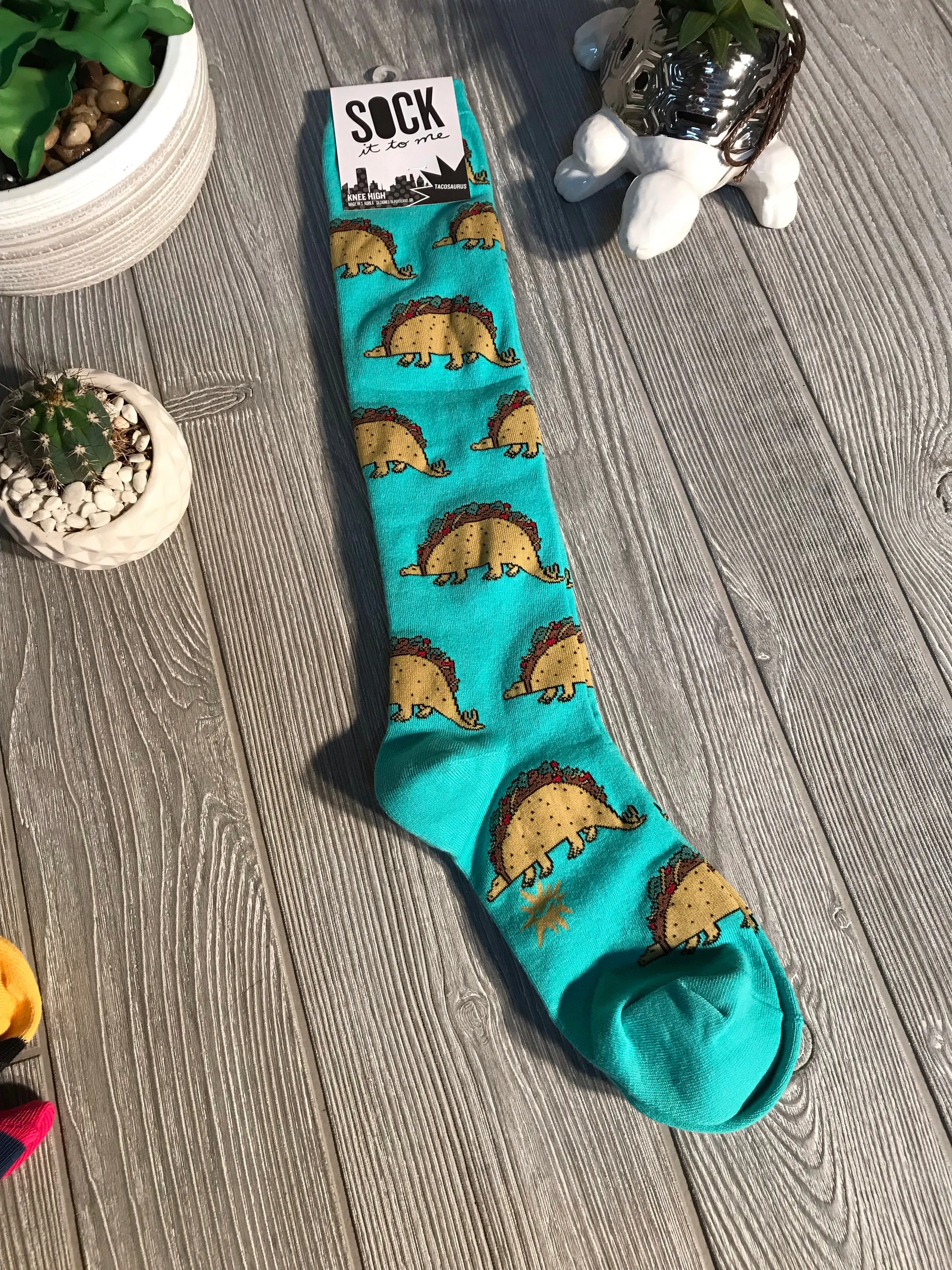Dinosaur Taco Sock It To Me Socks