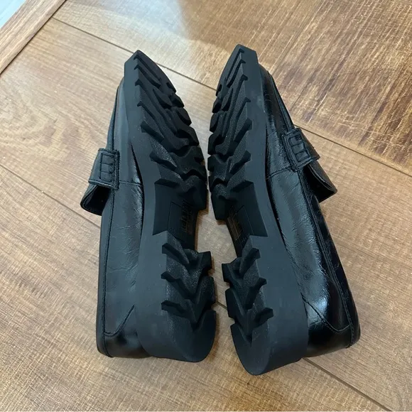 Dolce vita patent leather loafers