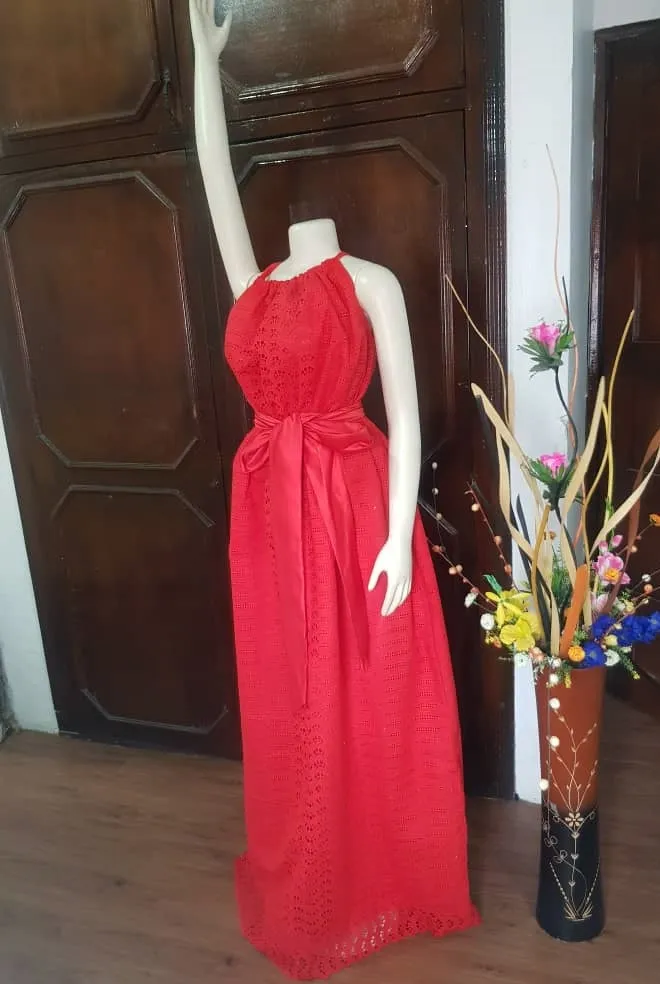 DRY LACE SPAGHETTI DRESS