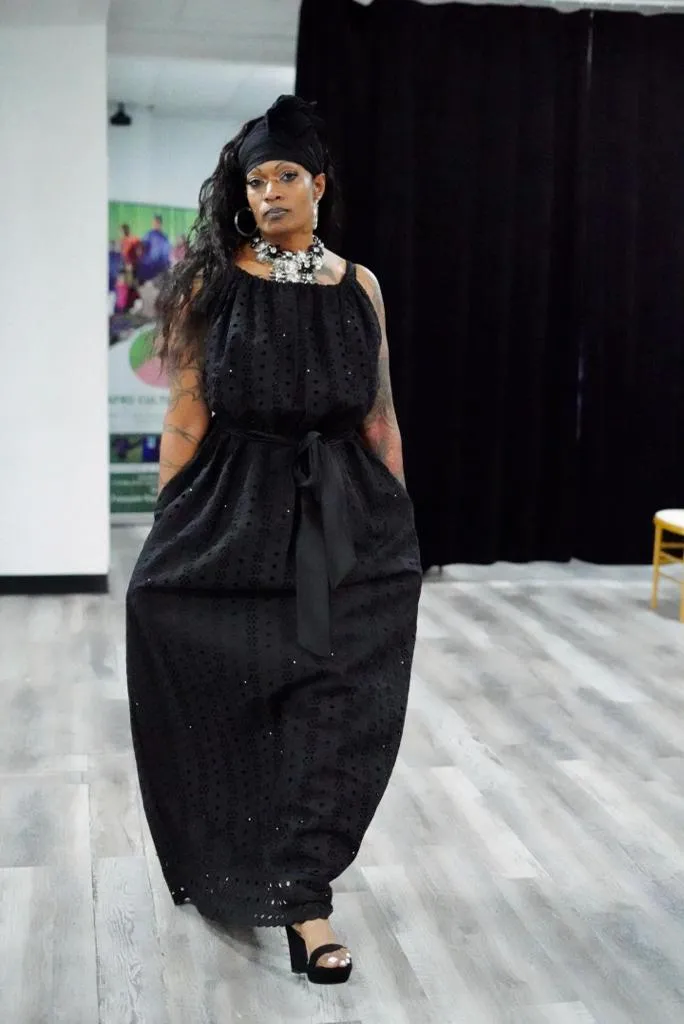 DRY LACE SPAGHETTI DRESS