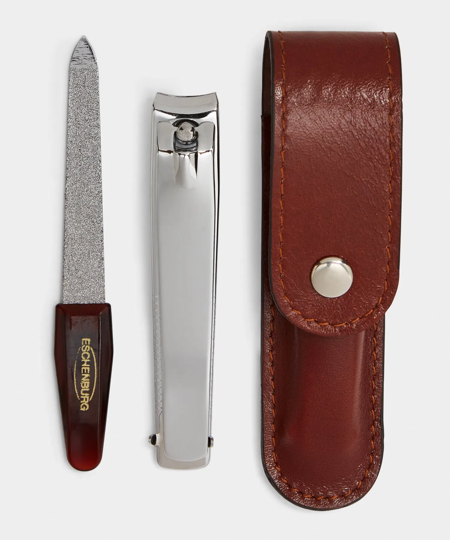 F. Hammann Leather Nail Kit in Whiskey