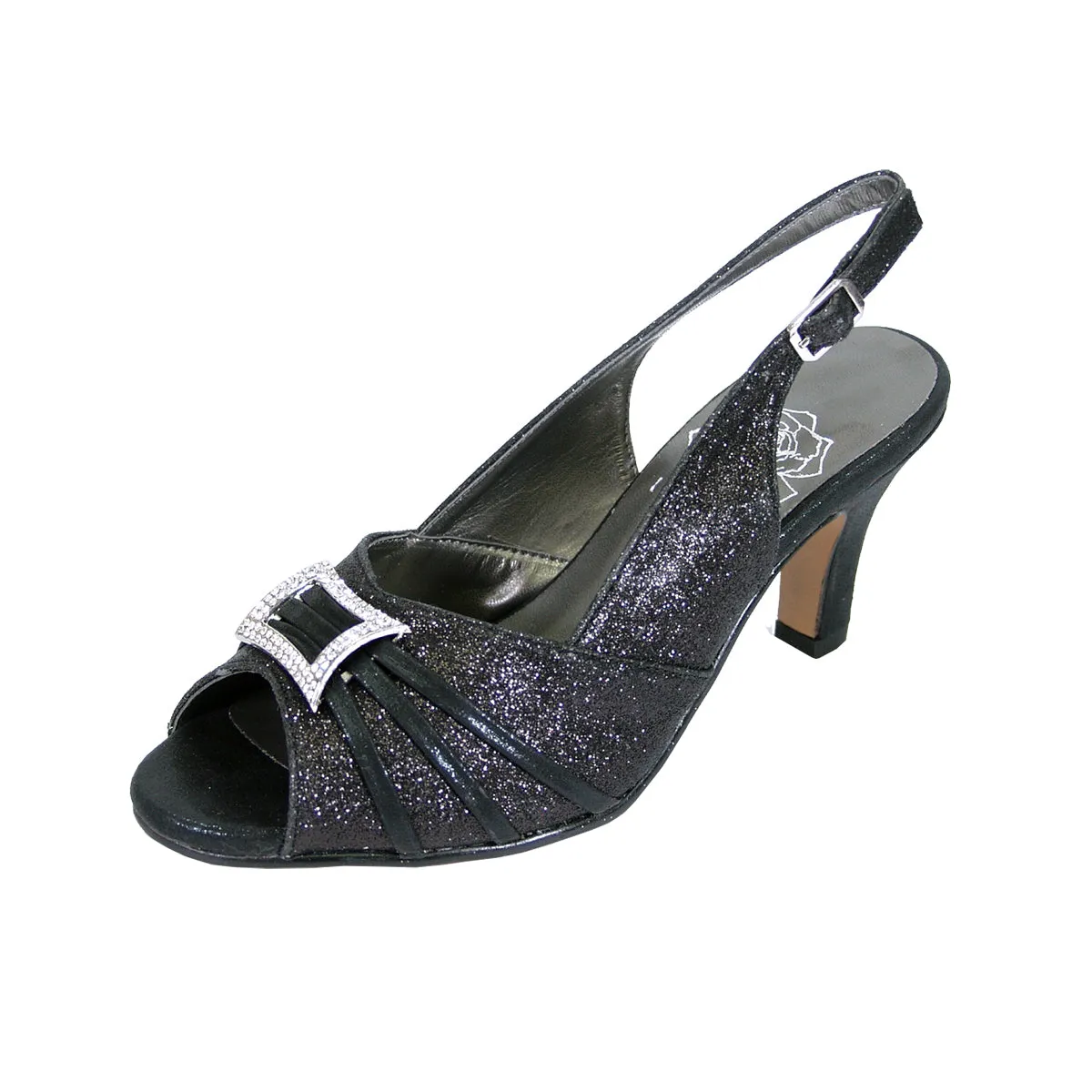 FLORAL Nadine Women's Wide Width Peep Toe Dress Slingback Shoes