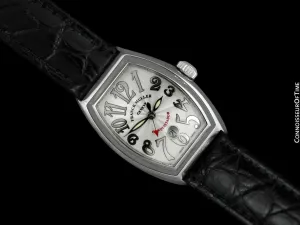 Franck Muller Conquistador 8002 SC Ladies Midsize Automatic Watch - Stainless Steel with Boxes & Papers