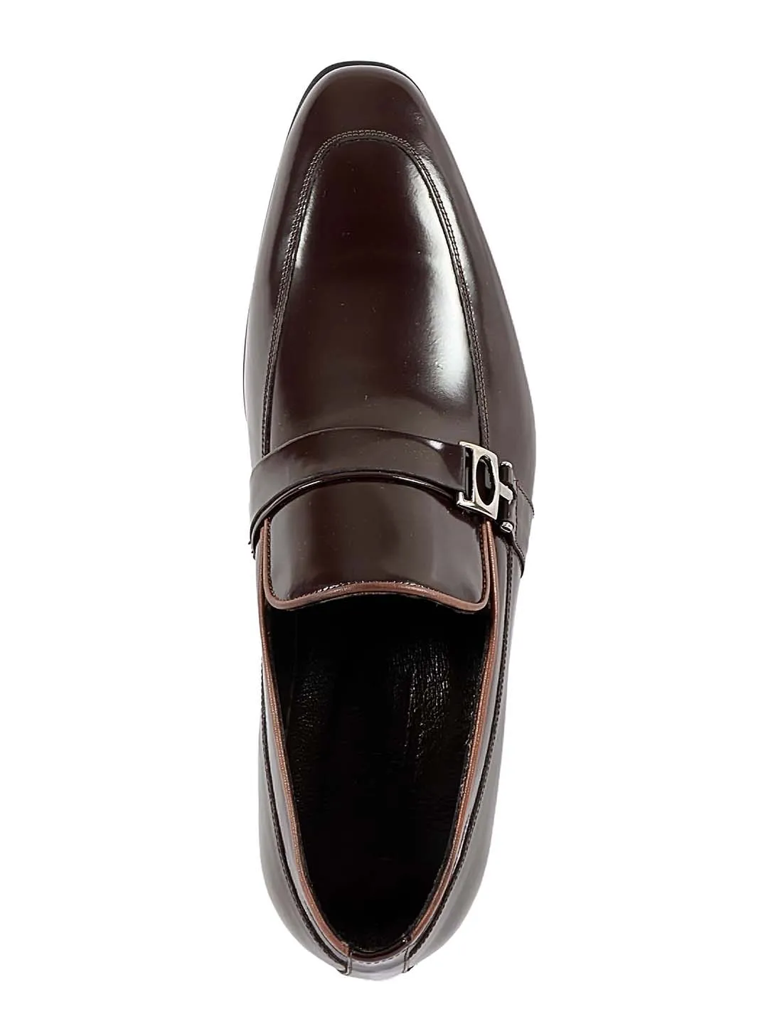 Franco Gabbani Patent Leather Brown Dress Shoe By HITZ