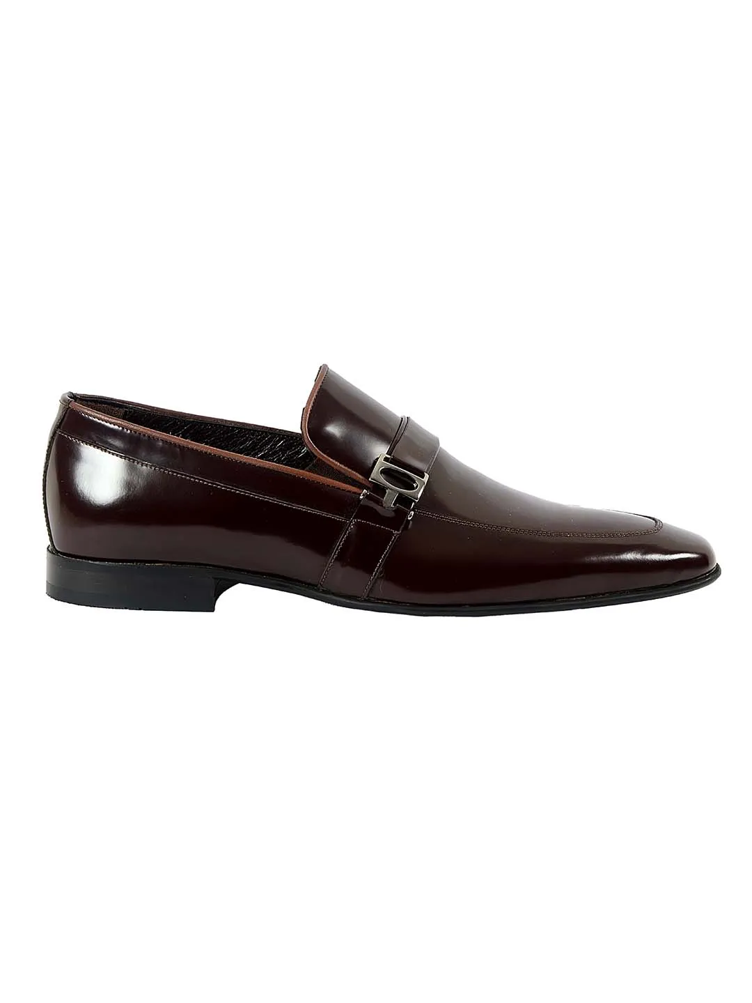 Franco Gabbani Patent Leather Brown Dress Shoe By HITZ