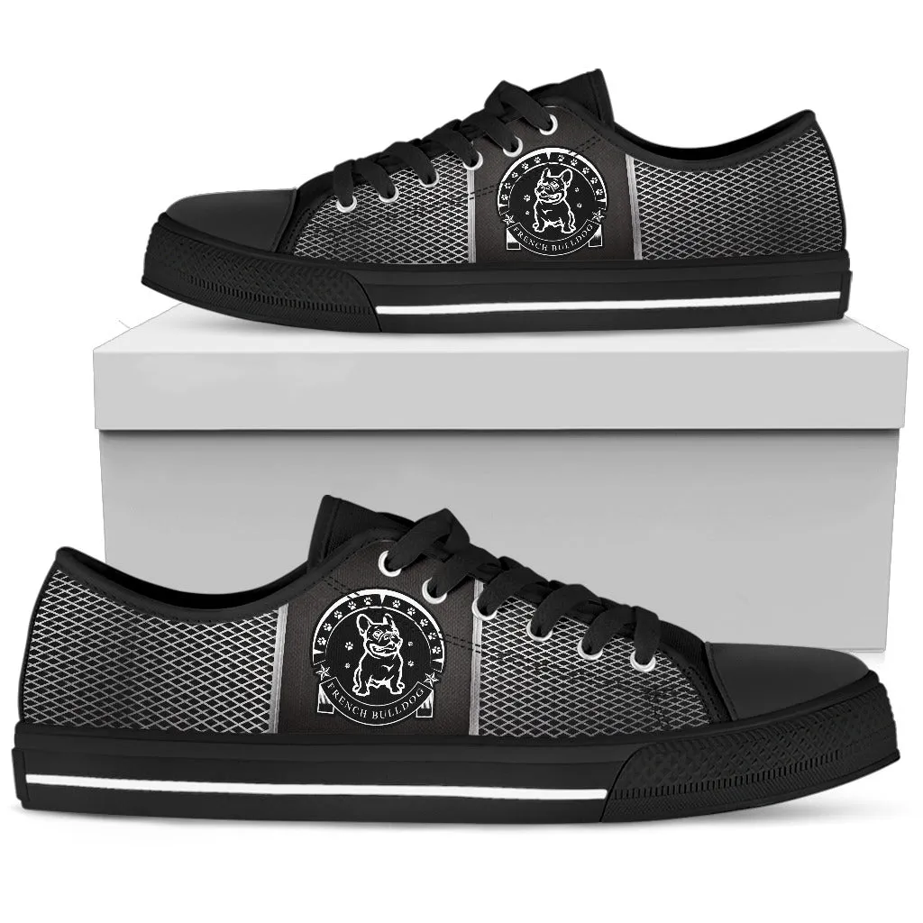 French bulldog Men's Low Top Shoe