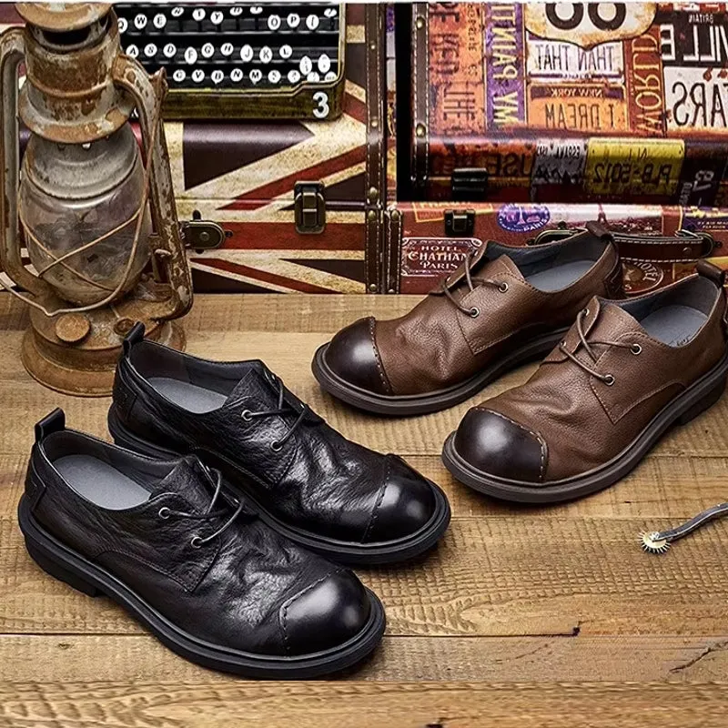 Genuine Cow Leather Men Dress Shoes