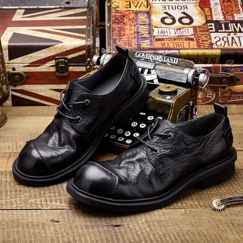 Genuine Cow Leather Men Dress Shoes