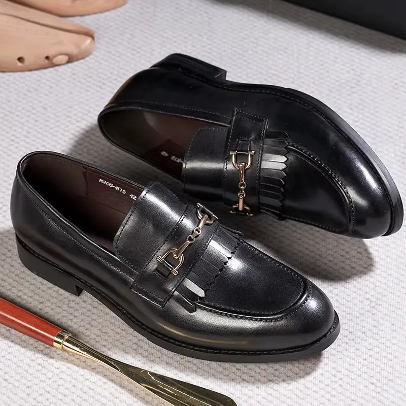 Genuine Leather Business Dress Shoes Comfortable Men Shoes