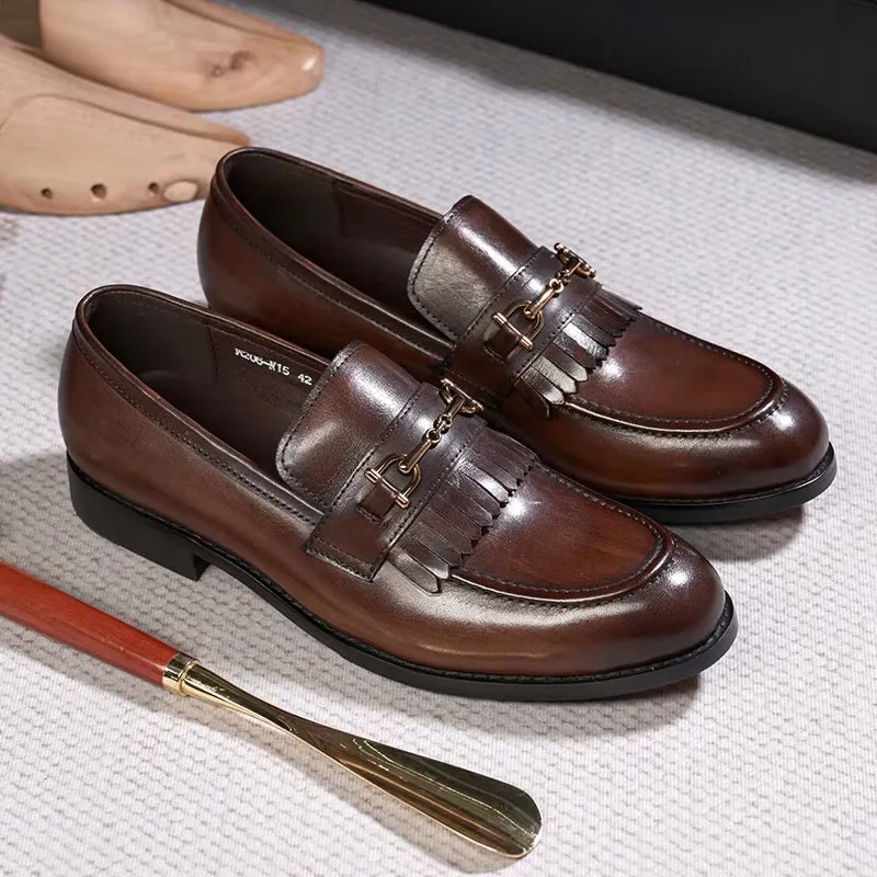 Genuine Leather Business Dress Shoes Comfortable Men Shoes