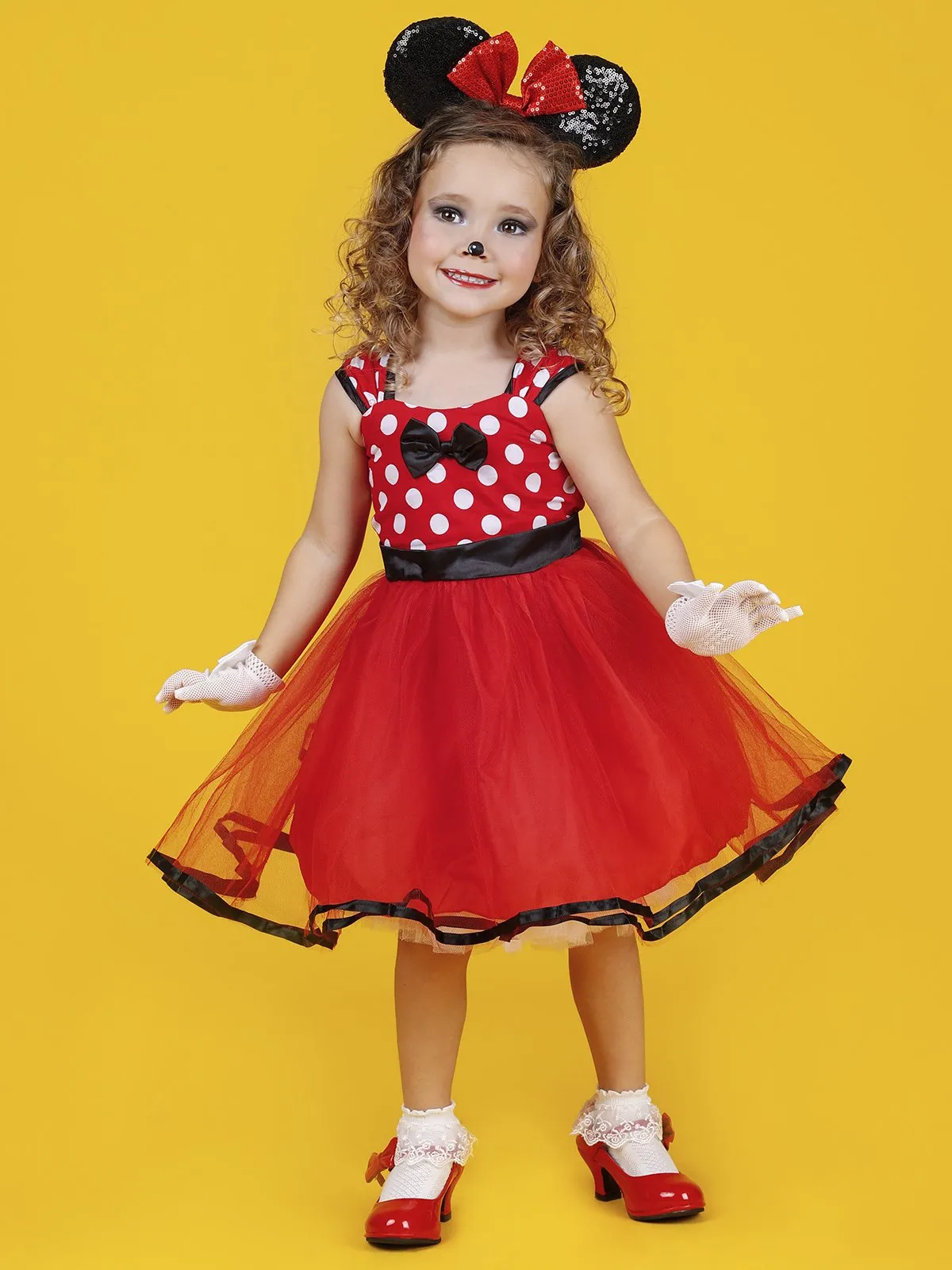 Girls Minnie Mouse Inspired Costume