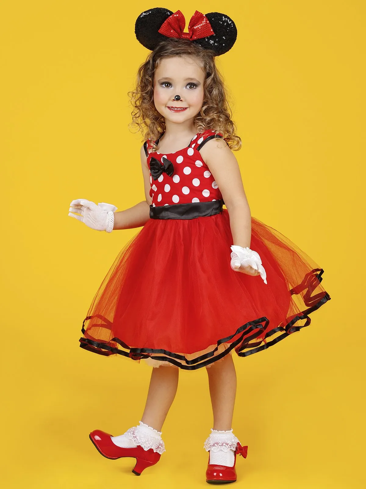 Girls Minnie Mouse Inspired Costume