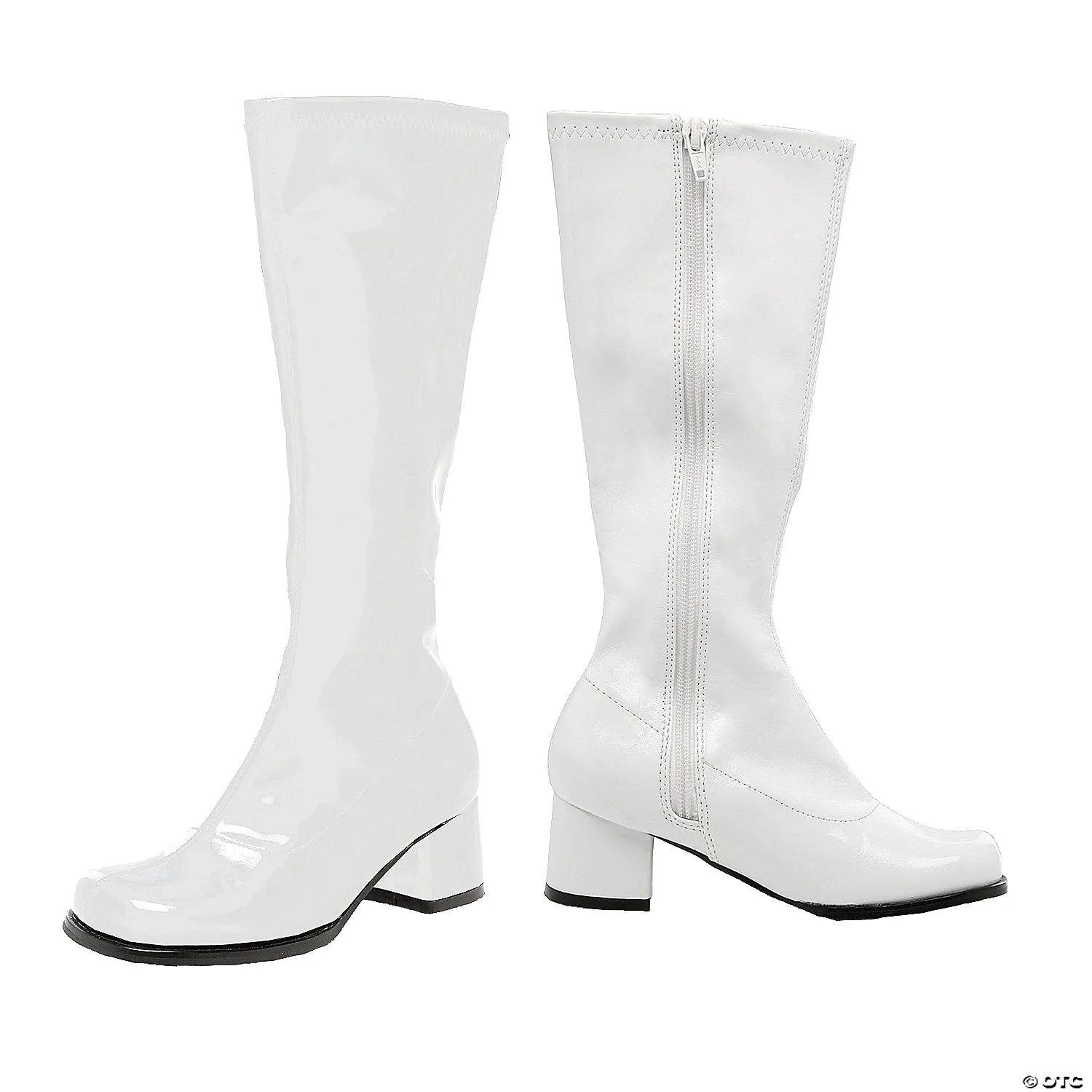 Girl's White Go Go Boots