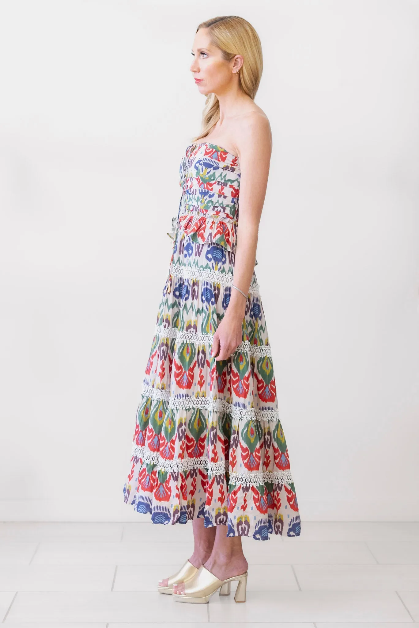 Guadalupe Naira Dress in Coral