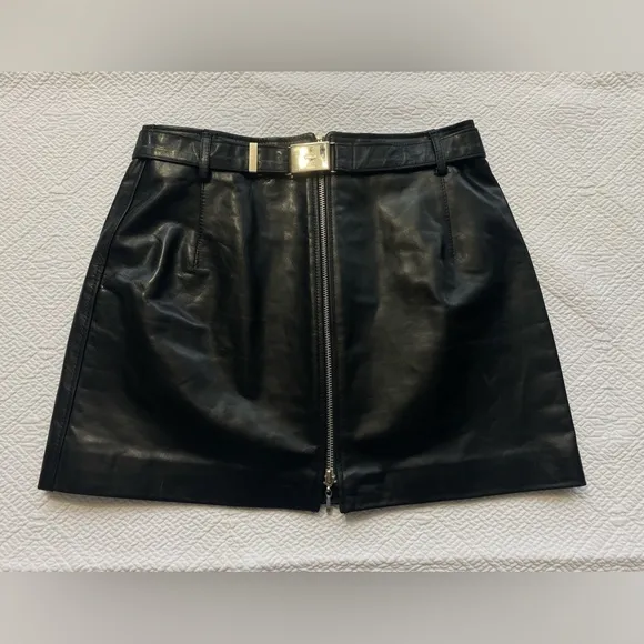Guess Collection 80s Leather skirt Made in U.S.A
