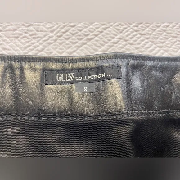 Guess Collection 80s Leather skirt Made in U.S.A