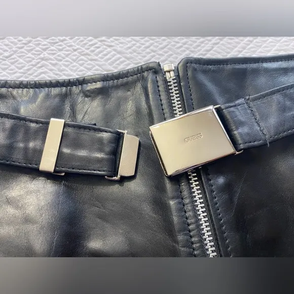 Guess Collection 80s Leather skirt Made in U.S.A