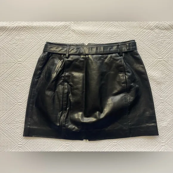 Guess Collection 80s Leather skirt Made in U.S.A