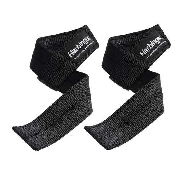 Harbinger Big Grip Lifting Straps - Black