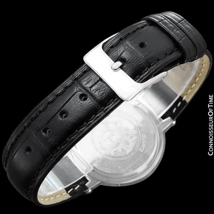 Hermes Mens Clipper 2-Tone Quartz Watch - Stainless Steel & 18K Gold Plated