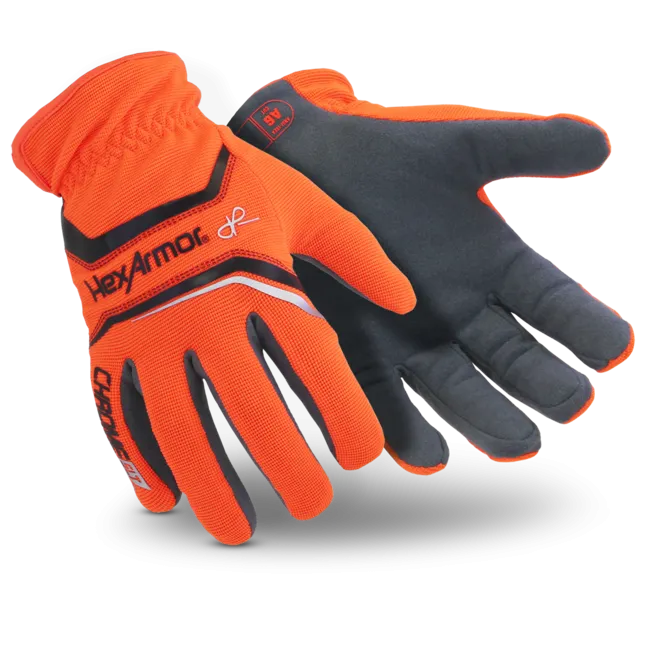 HexArmor 4072 Chrome SLT, Synthetic Palm, Cut A6