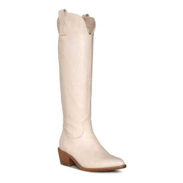 High Leather Boots Sand Natural