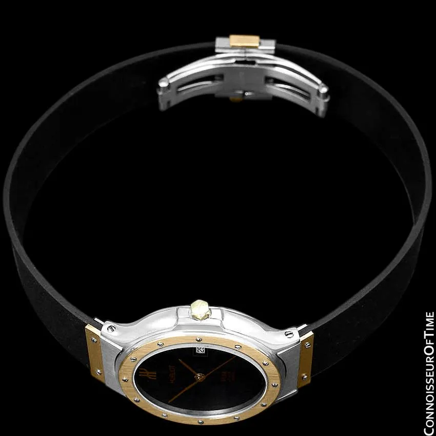 Hublot MDM Two-Tone Midsize Mens Watch - Stainless Steel & 18K Gold