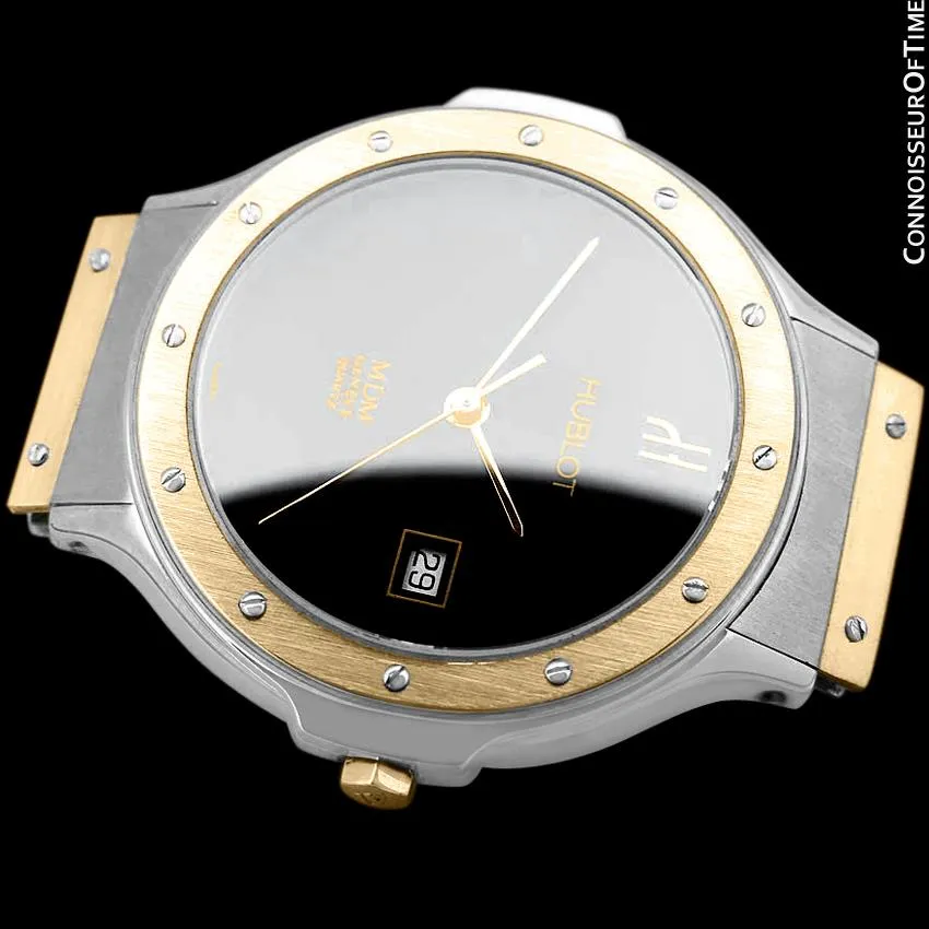 Hublot MDM Two-Tone Midsize Mens Watch - Stainless Steel & 18K Gold