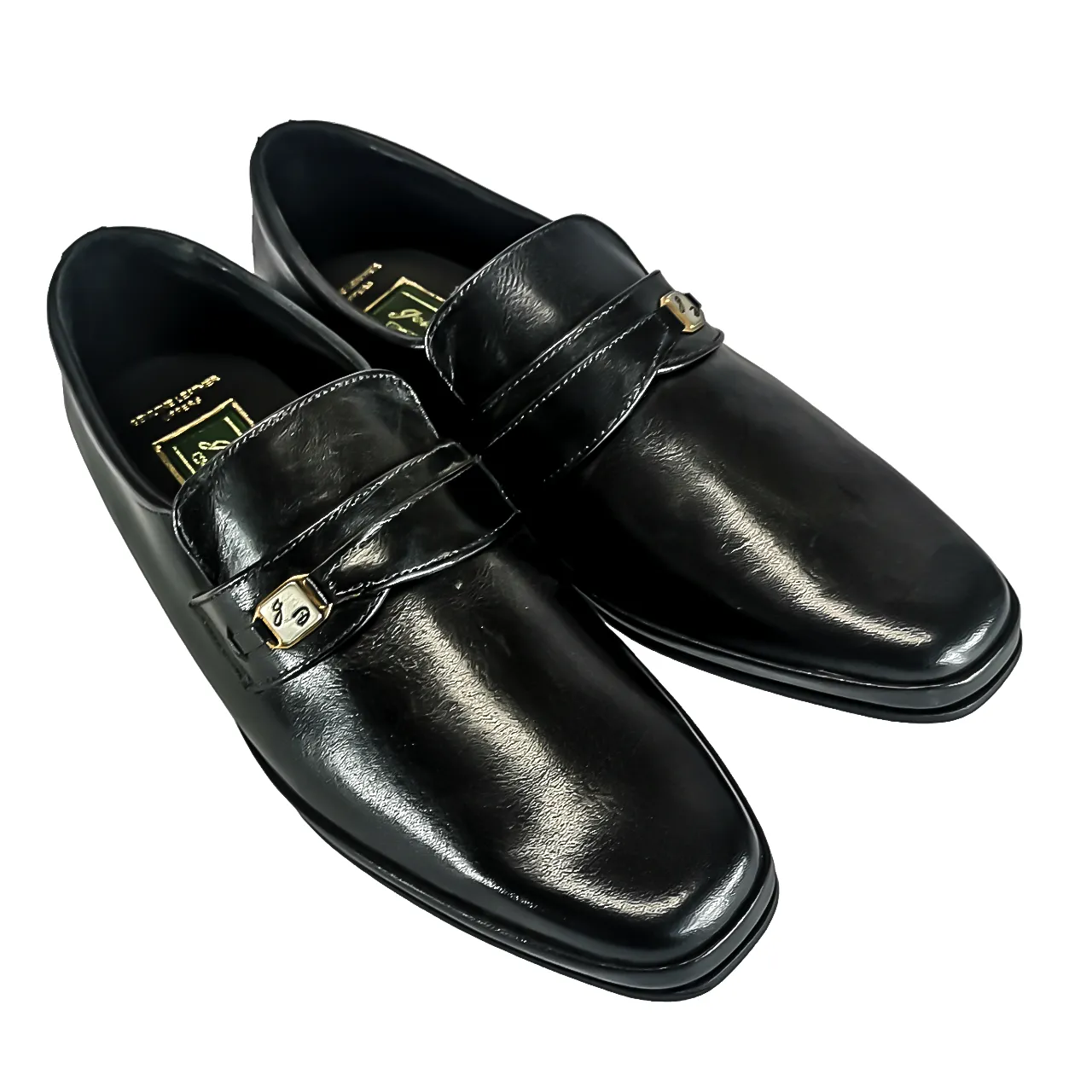 JOHN DRAKE Leather Black Mocassin