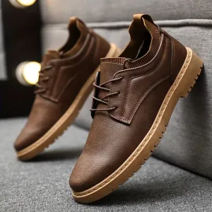 Joselito - Classic Stylish Autumn Non-Slip Brown Shoes for Men