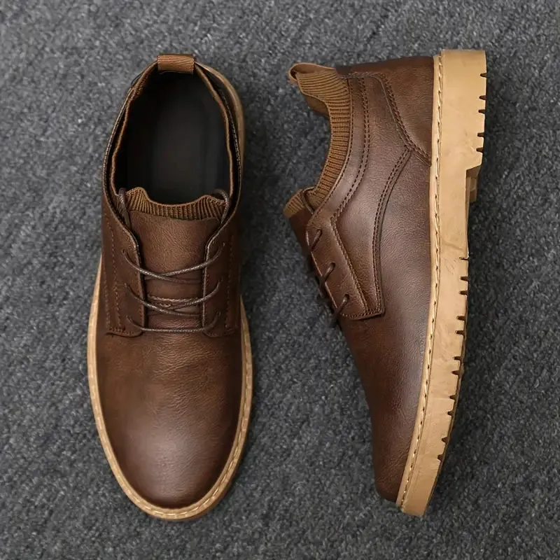 Joselito - Classic Stylish Autumn Non-Slip Brown Shoes for Men