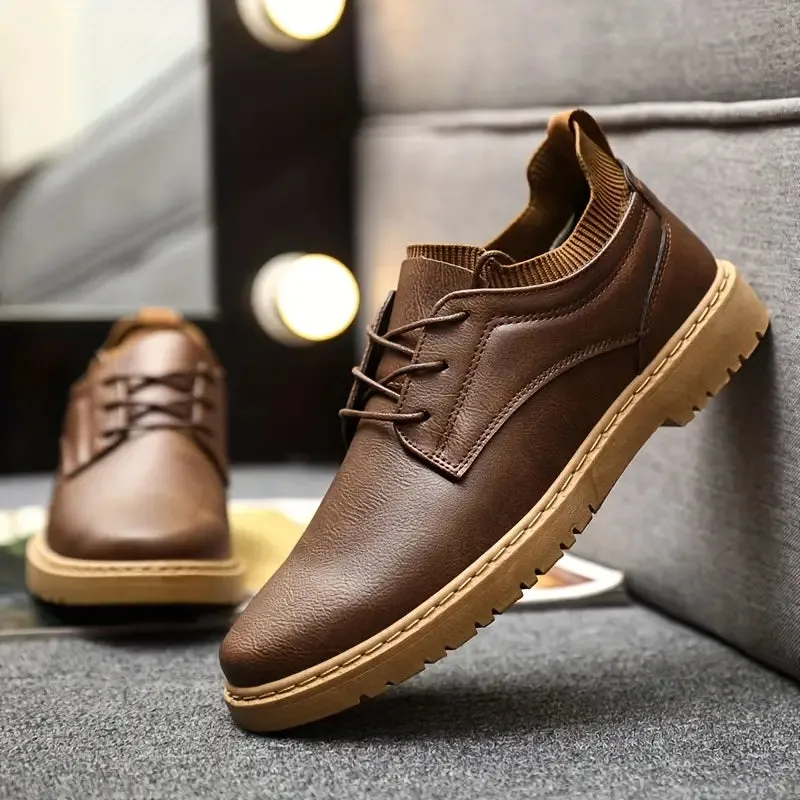 Joselito - Classic Stylish Autumn Non-Slip Brown Shoes for Men