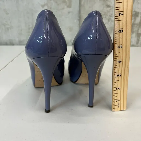 Kate Spade Lori Stiletto Dusty Purple Violet Patent Leather Heels Size 10.5