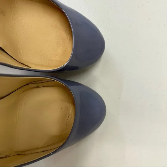Kate Spade Lori Stiletto Dusty Purple Violet Patent Leather Heels Size 10.5