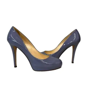 Kate Spade Lori Stiletto Dusty Purple Violet Patent Leather Heels Size 10.5