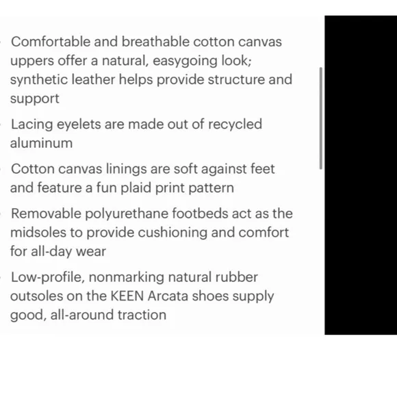 KEEN Kids Arcata Canvas Leather Lace Up Hiking Vulcanized Sneaker Shoe 2 REI
