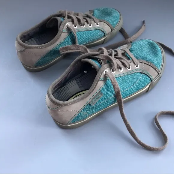 KEEN Kids Arcata Canvas Leather Lace Up Hiking Vulcanized Sneaker Shoe 2 REI