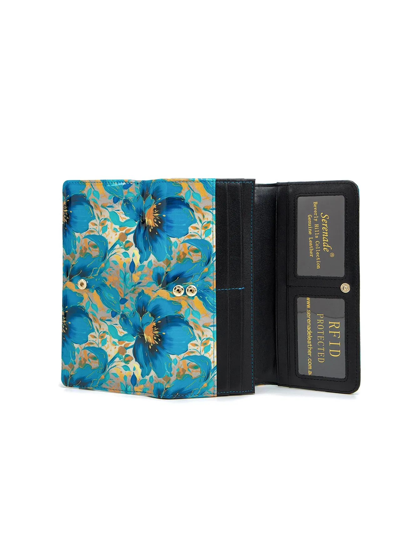 KIRRILY LARGE  PATENT LEATHER WALLET WITH RFID- WSN9401